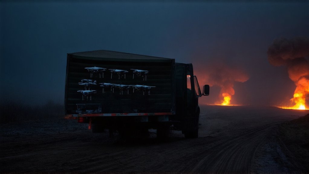 Ukraine’s Truck-Smuggled Drones Hit Key Russian Bases