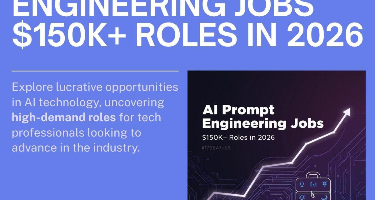 AI Prompt Engineering Jobs: $150K+ Roles in 2026