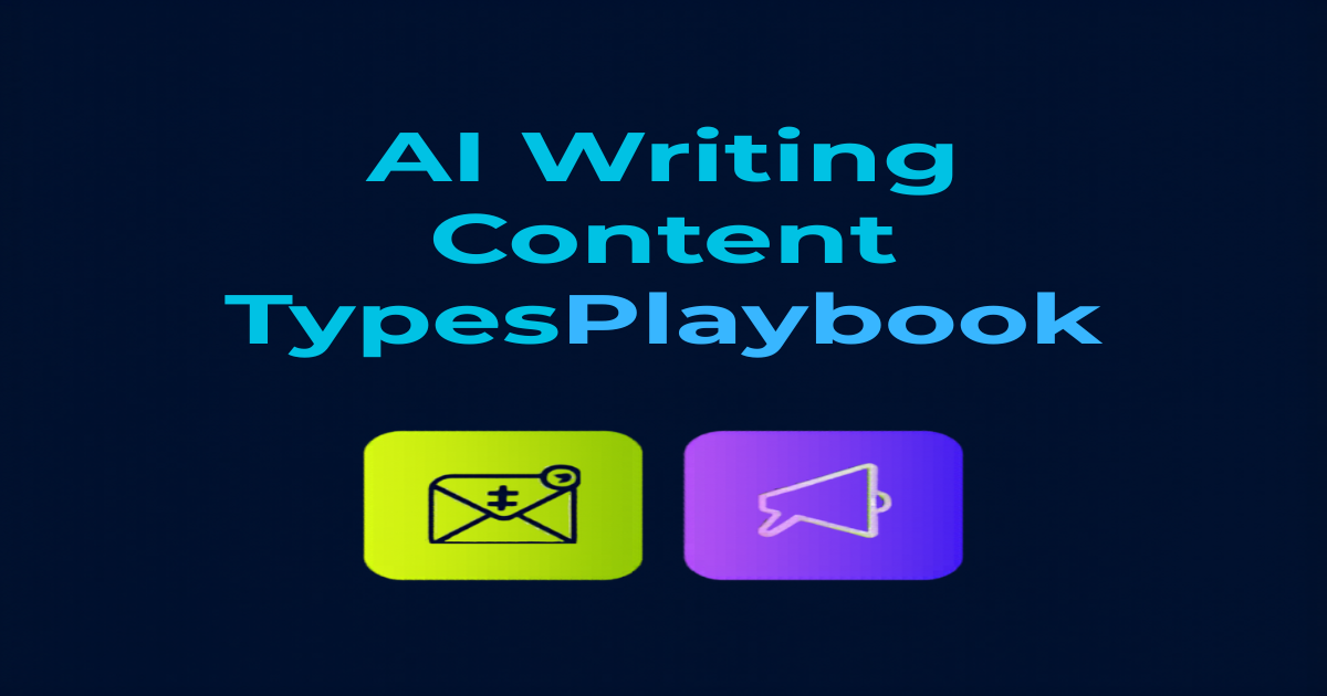 AI Writing Content Types: The Complete Playbook for 2026