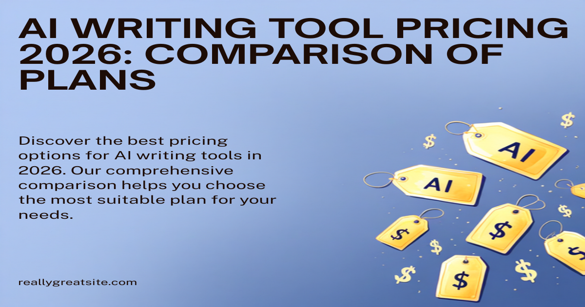 AI Writing Tool Pricing Comparison 2026: Every Plan Ranked